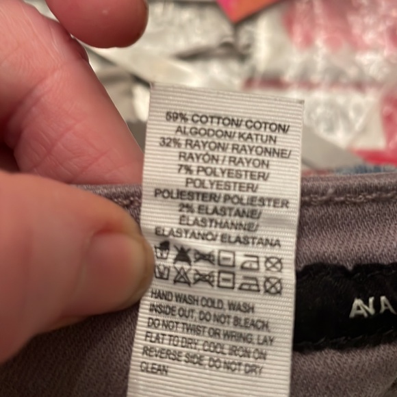 Lucky Brand Jeans - size 10/30 - skinny fit - gray with metallic silver - Picture 9 of 9